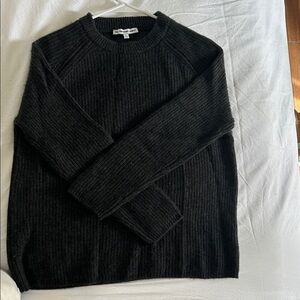 Elegant charcoal Crew Neck Sweater